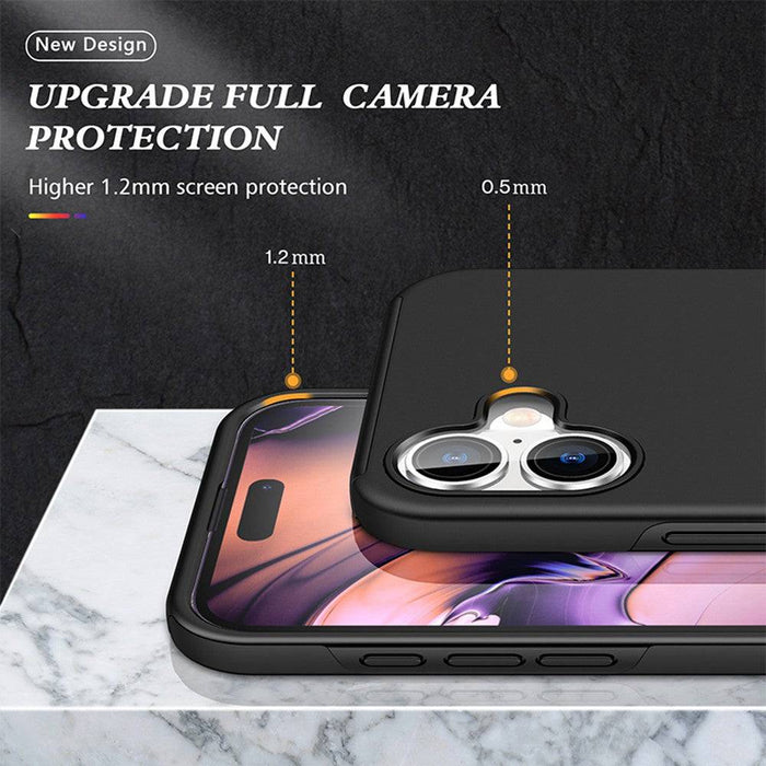 Magnetic Ring Holder Shockproof Cover Case for iPhone 16 Plus