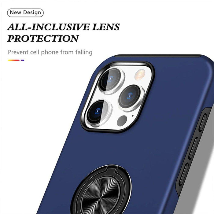 Magnetic Ring Holder Shockproof Cover Case for iPhone 16 Pro