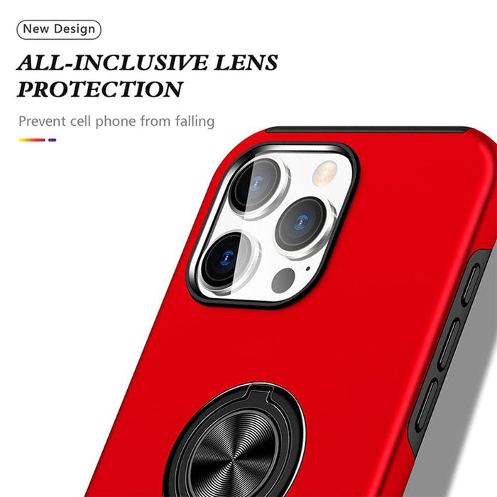 Magnetic Ring Holder Shockproof Cover Case for iPhone 16 Pro Max