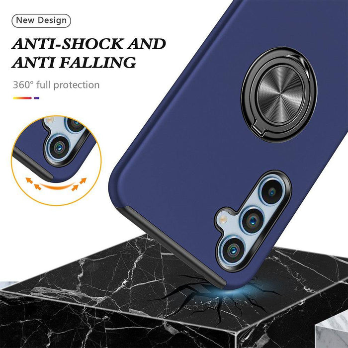 Magnetic Ring Holder Shockproof Cover Case for Samsung Galaxy A34 5G A346 - JPC MOBILE ACCESSORIES