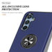 Samsung Galaxy S23 Ring Holder Case offering comprehensive shockproof and drop protection.