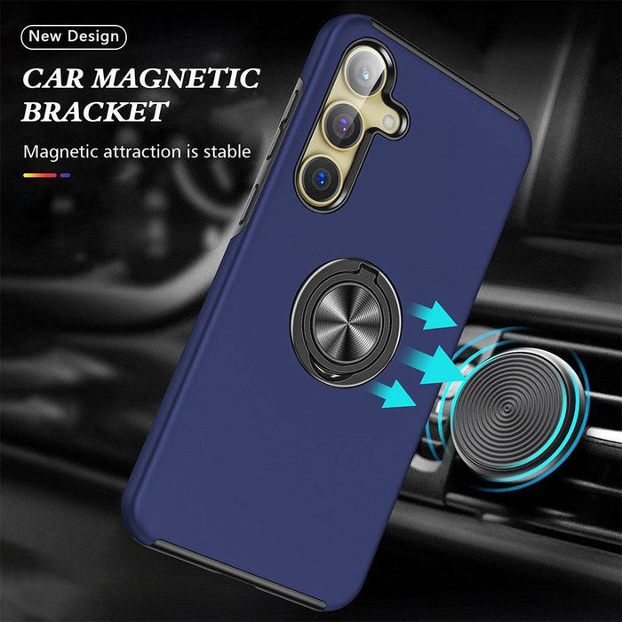 Magnetic Ring Holder Shockproof Cover Case for Samsung Galaxy S24 - JPC MOBILE ACCESSORIES