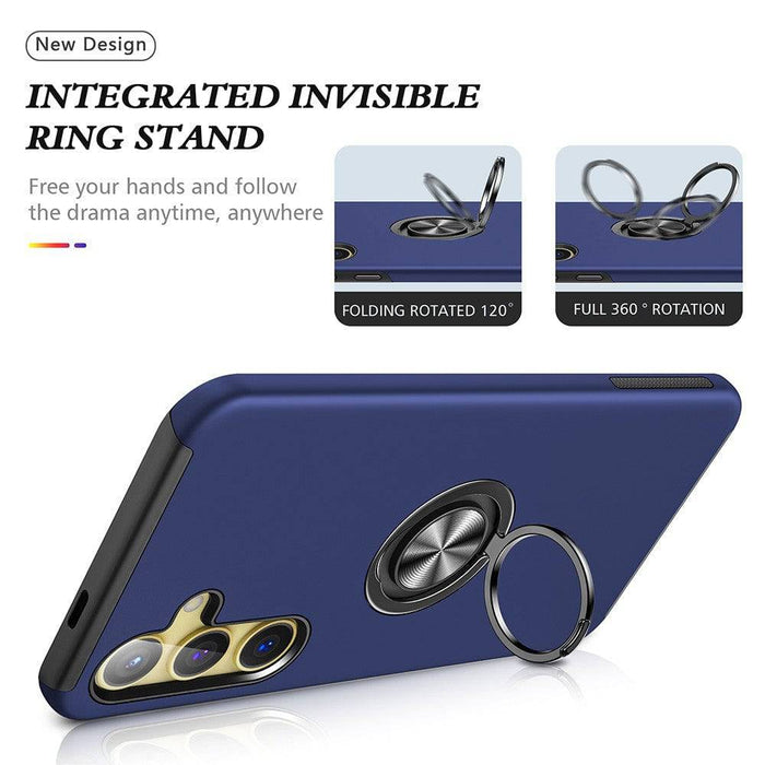 Magnetic Ring Holder Shockproof Cover Case for Samsung Galaxy S24 Plus - JPC MOBILE ACCESSORIES