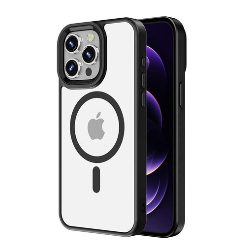 Metal Camera Ring MagSafe Case iPhone 15 Plus Clear Magnetic Shockproof PC TPU Cover Protective Hybrid Case JPC MOBILE