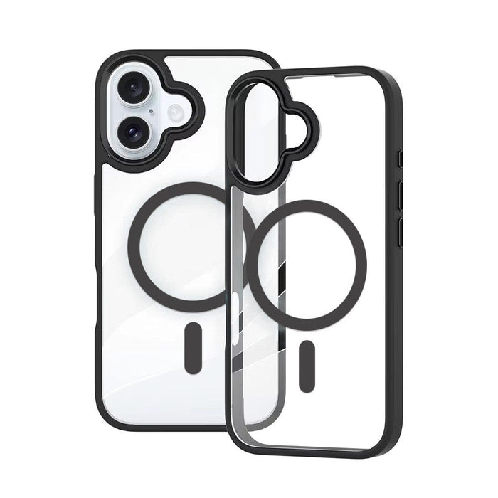 Redefine Metal Camera Lens Magnetic Transparent MagSafe Case for iPhone 16 - JPC MOBILE ACCESSORIES