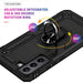 Rotating Metal Ring Holder Armor Shockproof Case Cover for Samsung Galaxy S22 Plus - JPC MOBILE ACCESSORIES