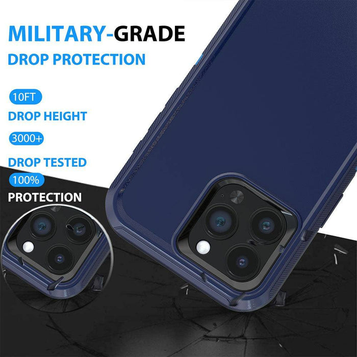 Shockproof Robot Armor Hard Plastic Case with Belt Clip for iPhone 15