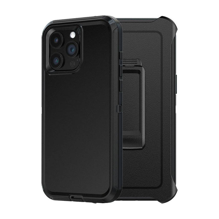 Shockproof Robot Armor Hard Plastic Case with Belt Clip for iPhone 15