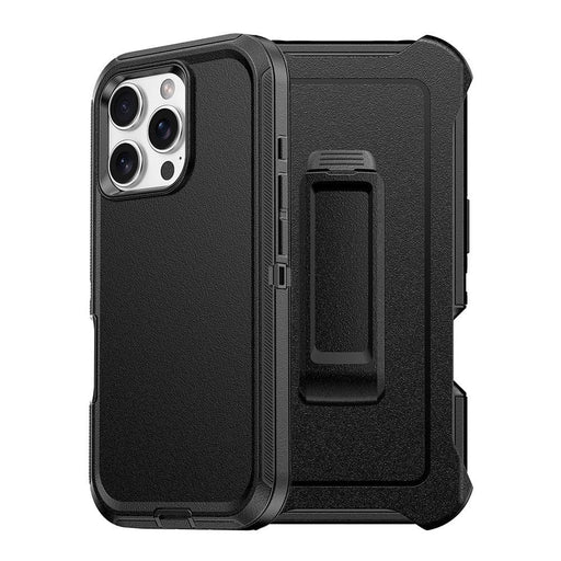 iPhone 16 Pro Max Heavy Duty Rugged Tradie Case — Belt Clip Holster, Kickstand, 360° Armor JPC MOBILE ACCESSORIES