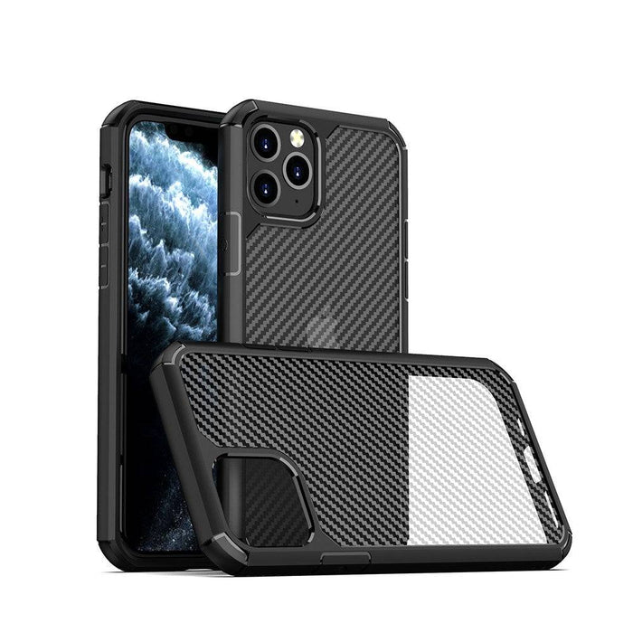 Carbon Fiber Hard Shield Case Cover for iPhone 11 Pro (5.8'') - JPC MOBILE ACCESSORIES