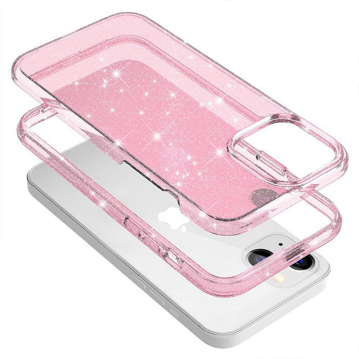 Ultimake Glitter Shockproof Case Cover for iPhone 15