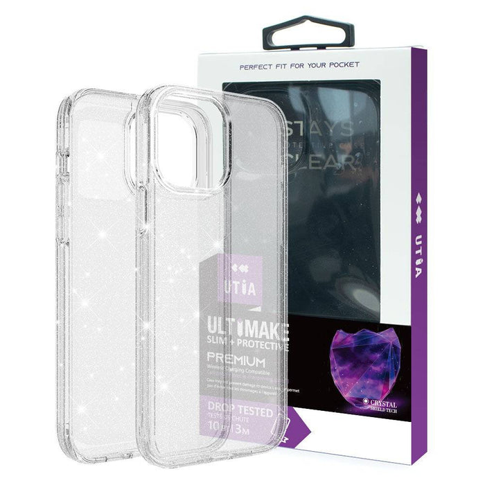 Ultimake Glitter Shockproof Case Cover for iPhone 15