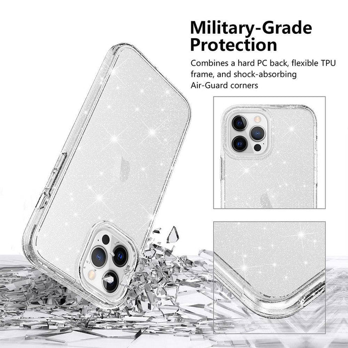 Ultimake Glitter Shockproof Case Cover for iPhone 15 Pro