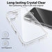 All-wrapped iPhone 16 transparent case with TPU and acrylic for durability