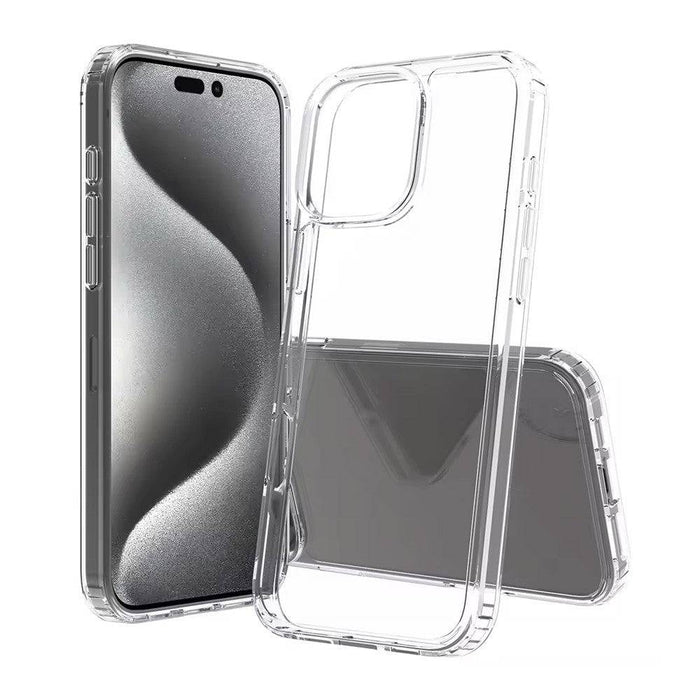 High Quality Acrylic + TPU Hybrid Transparent Case for iPhone 16 Pro