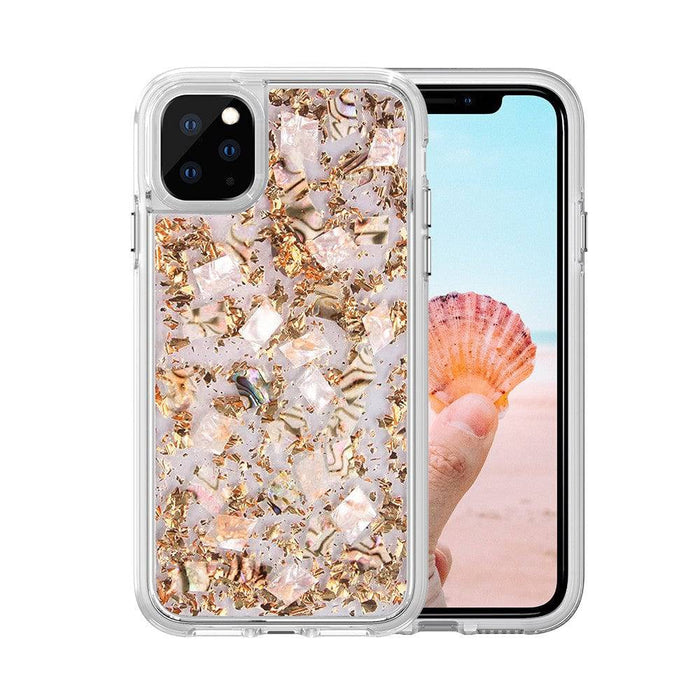 Dried Flower Bling Gold Foil Clear Case Cover for iPhone 11 Pro (5.8'') - JPC MOBILE ACCESSORIES