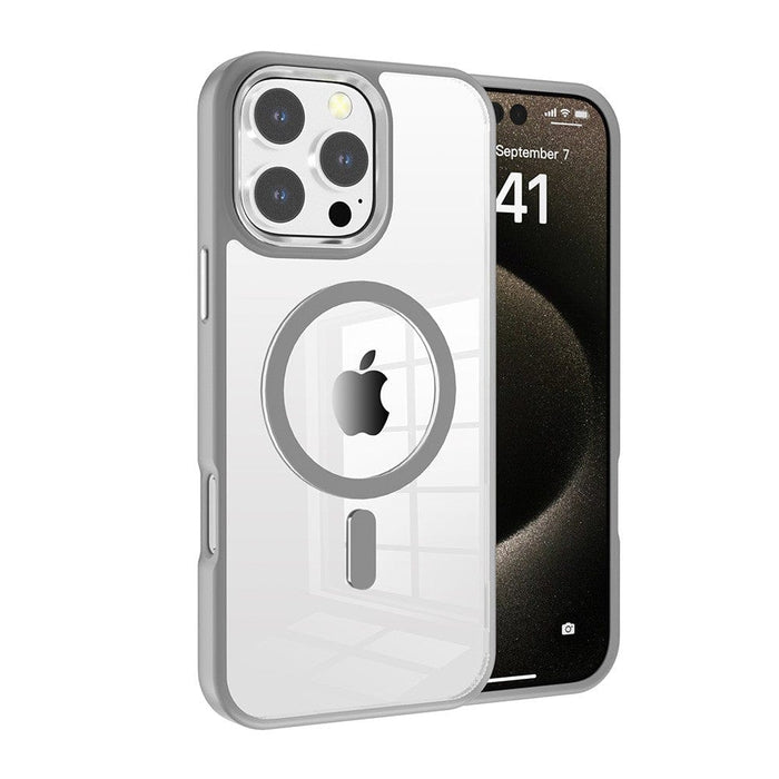 Redefine Metal Camera Lens Magnetic Transparent Magsafe Case for iPhone 16 Pro - JPC MOBILE ACCESSORIES