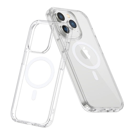 High-Quality Acrylic + TPU Hybrid Transparent MagSafe Case for iPhone 14 Pro Max - JPC MOBILE ACCESSORIES