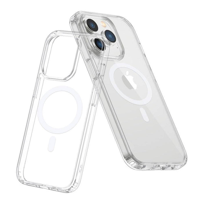 High Quality Acrylic + TPU Hybrid Transparent Magsafe Case for iPhone 15 Plus - JPC MOBILE ACCESSORIES