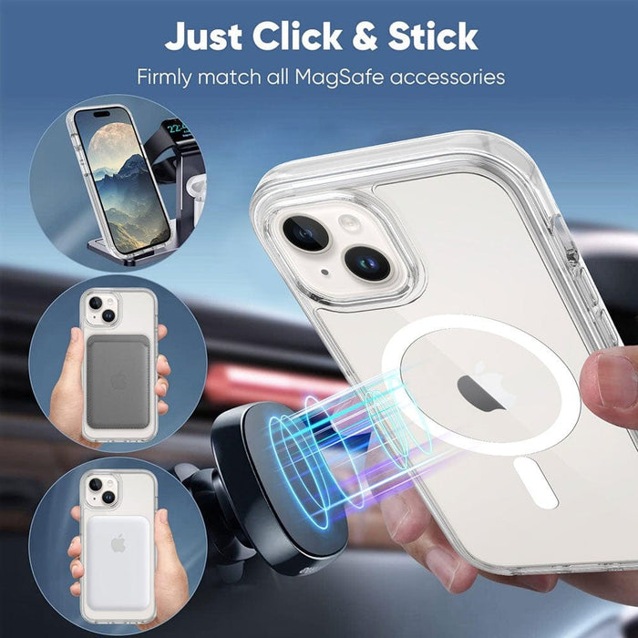 Hybrid Beatles Shockproof Case Cover with Magnetic Ring for iPhone 16 - JPC MOBILE ACCESSORIES