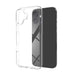 Clear iPhone 16 case with TPU and acrylic materials for impact protection