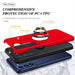 Magnetic Ring Holder Shockproof Cover Case for Samsung Galaxy S22 Plus - JPC MOBILE ACCESSORIES