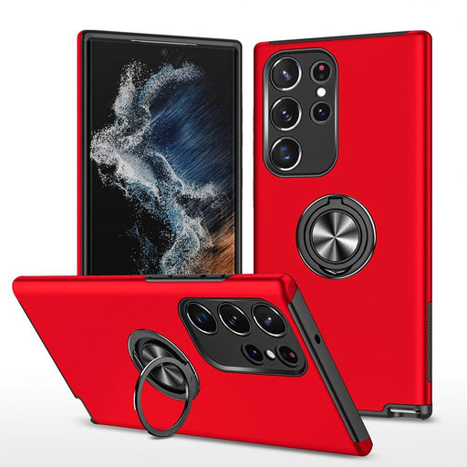 Samsung Galaxy S25 Ultra Magnetic Ring Holder Case - Shockproof Armor Cover JPC MOBILE ACCESSORIES