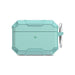 AirPods 4 case shown with lid open – rugged shockproof design