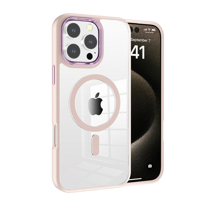 Redefine Metal Camera Lens Magnetic Transparent Magsafe Case for iPhone 16 Pro - JPC MOBILE ACCESSORIES