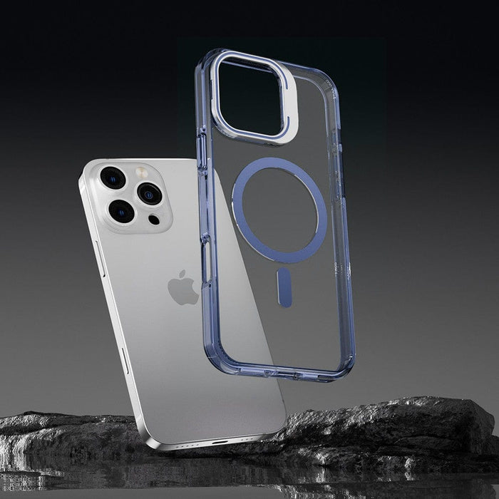 Transparent REDEFINE Lens Flip Stand Case with flip stand for hands-free use
