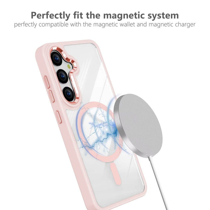 Redefine Metal Camera Lens Magnetic Transparent MagSafe Case for Samsung Galaxy S25 | Ultimate Protection & MagSafe Compatibility - JPC MOBILE ACCESSORIES