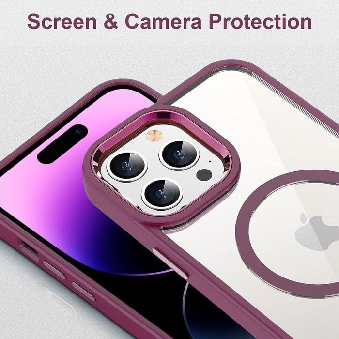 Redefine Metal Camera Lens Magnetic Transparent MagSafe Case iPhone 13 Pro Max | Premium Protection - JPC MOBILE ACCESSORIES