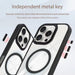 REDEFINE Metal Lens MagSafe Transparent Case for iPhone 16e – Shockproof + Magnetic Ring - JPC MOBILE ACCESSORIES