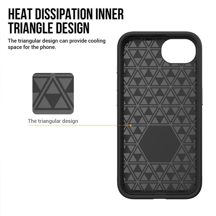 Rhinos rugged shockproof case fits snugly over iPhone 16e buttons