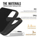 Rhinos iPhone 16e case with MagSafe ring visible