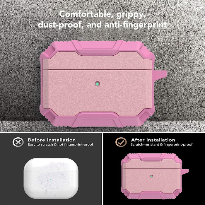 Top view of shockproof AirPods 4 protective case
