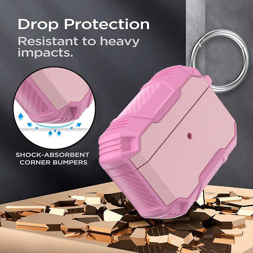 AirPods 4 rugged dual-layer case with reinforced corners