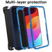 Shockproof Robot Armor Hard Plastic Case with Belt Clip for iPhone 15 - JPC MOBILE ACCESSORIES