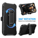 Shockproof Robot Armor Hard Plastic Case with Belt Clip for iPhone 16 Plus - JPC MOBILE ACCESSORIES