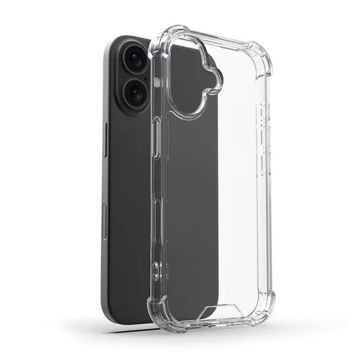 Solar Crystal Hybrid Case for iPhone 16 – Clear and Shockproof Design.