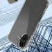 Anti-Skid Hub Design Clear Cover for iPhone 16.