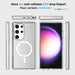 UTIA Shockproof Transparent Magsafe Cover Case for Samsung Galaxy S24 Ultra-Transparent - JPC MOBILE ACCESSORIES