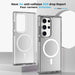 UTIA Shockproof Transparent Magsafe Cover Case for Samsung Galaxy S24 Ultra-Transparent - JPC MOBILE ACCESSORIES