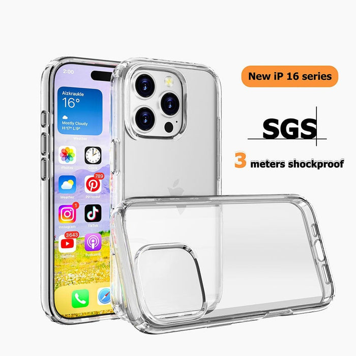 Wireless Charging Compatible Shockproof Case for iPhone 16.