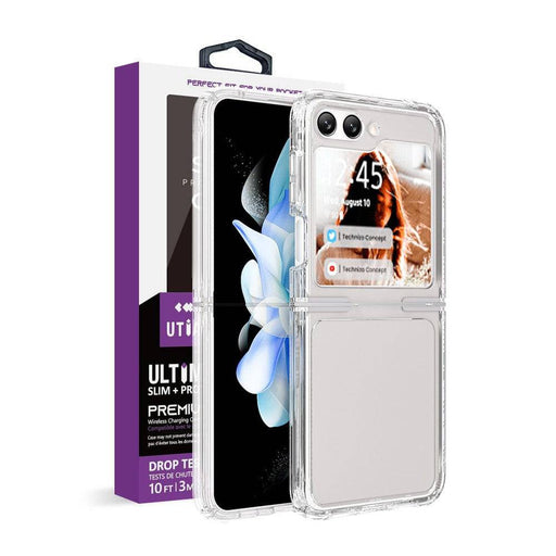 UTIA Ultimake Shockproof Case Cover for Samsung Galaxy Z Flip5-Transparent - JPC MOBILE ACCESSORIES