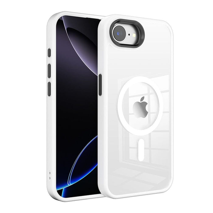 REDEFINE Metal Lens MagSafe Transparent Case for iPhone 16e – Shockproof + Magnetic Ring - JPC MOBILE ACCESSORIES