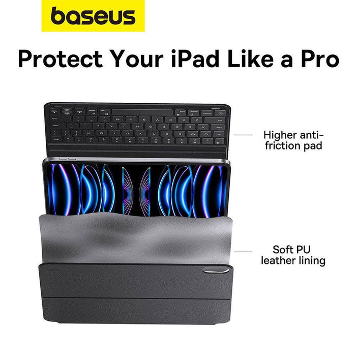 Baseus Brilliance Series Magnetic Keyboard Case for iPad 10 (2022) 10.9″-Cluster Black