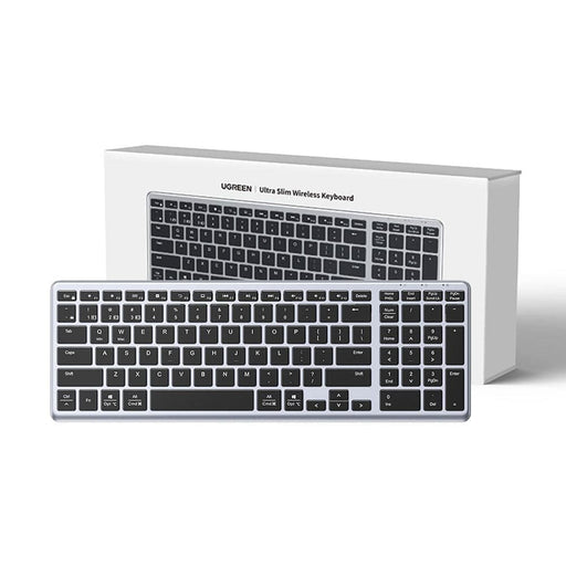 UGREEN KU005 Ultra Slim Wireless Bluetooth Keyboard - Front View