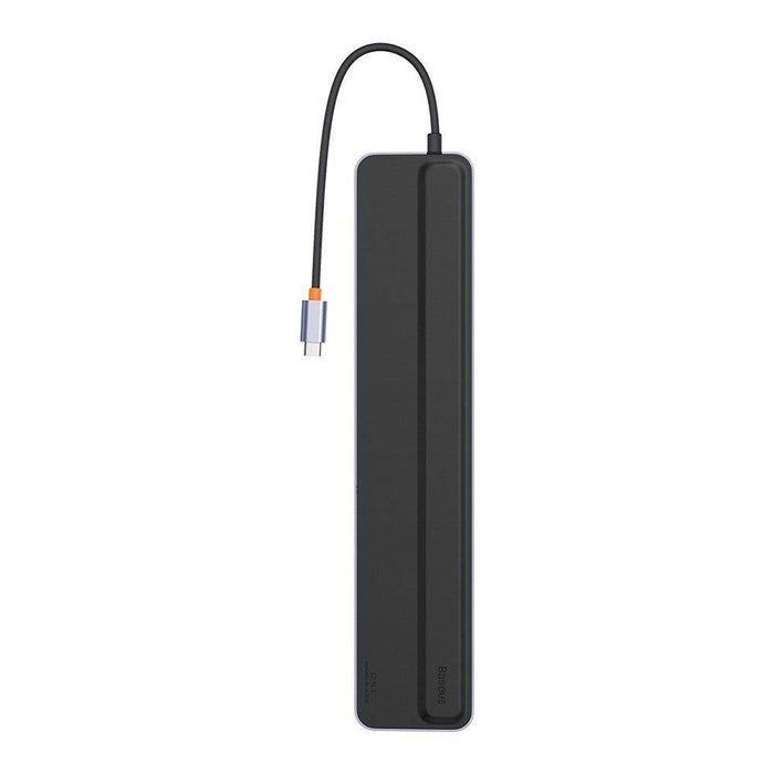 Baseus EliteJoy Gen2 12-Port Type-C HUB Adapter (Type-C to HDMI*2+USB3.0*3+PD*1+DP*1+SD/TF*1+RJ45*1+Type-C Data*1+3.5mm*1)-Dark Gray - JPC MOBILE ACCESSORIES