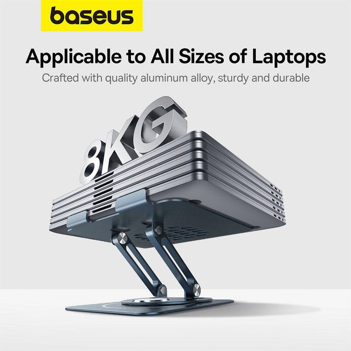 Baseus UltraStable Pro Series Rotatable and Foldable Laptop Stand - Space Gray - JPC MOBILE ACCESSORIES